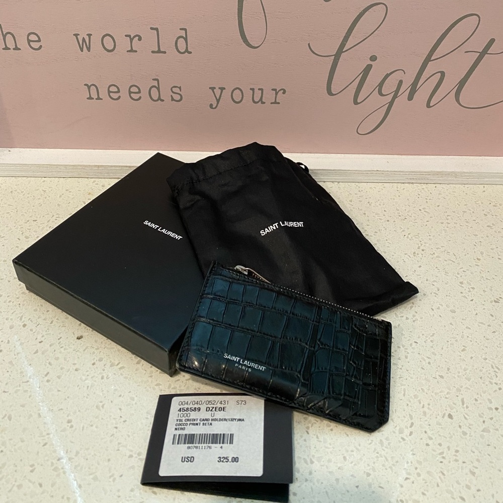 YSL card holder